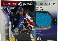 Teemu Selanne Hockey Cards 2021 SP Game Used HOF Legends Sweaters Prices
