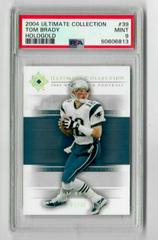Tom Brady [HoloGold] Football Cards 2004 Upper Deck Ultimate Collection Prices