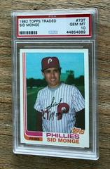 Sid Monge #73T Baseball Cards 1982 Topps Traded Prices