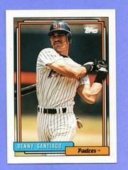 Benny Santiago #185 Baseball Cards 1992 Topps Prices