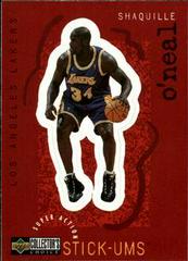 Shaquille O'neal Basketball Cards 1997 Collector's Choice Super Action Stick Ums Prices