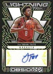 Jae'Sean Tate [Yellow] Basketball Cards 2021 Panini Obsidian Lightning Strike Signatures Prices