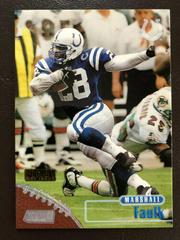 Marshall Faulk [First Day Issue] #15 Football Cards 1998 Stadium Club Prices
