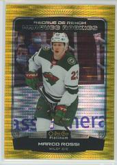 Marco Rossi [Seismic Gold] #P-MR Hockey Cards 2022 O Pee Chee Platinum Previews Prices