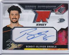 Benoit Olivier Groulx #BG Hockey Cards 2021 SPx Rookie Auto Jersey Prices