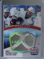 Tyson Jost #LTN-TJ Hockey Cards 2021 SP Game Used NHL Lake Tahoe Games Net Cord Relics Prices