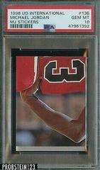 Michael Jordan #136 Basketball Cards 1998 Upper Deck International MJ Stickers Prices