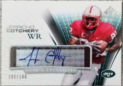 Jerricho Cotchery #RE-JC Football Cards 2004 SP Game Used Rookie Exclusives Autograph Prices
