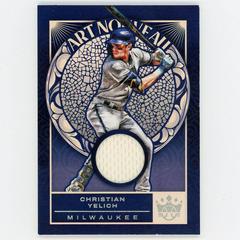Christian Yelich [Silver] #AN-CY Baseball Cards 2022 Panini Diamond Kings Art Nouveau Prices