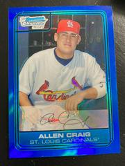 Allen Craig [Blue Refractor] #DP36 Baseball Cards 2006 Bowman Chrome Draft Picks Prices