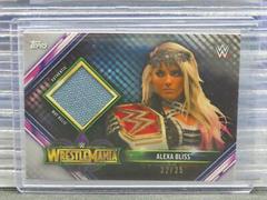 Alexa Bliss [Silver] #MR-AB Wrestling Cards 2019 Topps WWE Road to Wrestlemania Mat Relics Prices