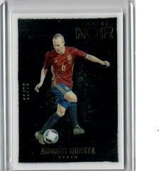 Andres Iniesta [Color] Soccer Cards 2016 Panini Noir Prices