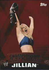 Jillian [Intercontinental Puzzle Back] Wrestling Cards 2010 Topps WWE Championship Material Prices