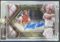Johnny Bench [Red] #TA-JBE Baseball Cards 2022 Topps Tribute Autographs Prices