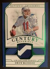 Drew Bledsoe [Emerald] Football Cards 2018 National Treasures Century Materials Prices