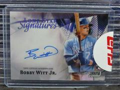 Bobby Witt Jr. Baseball Cards 2022 Stadium Club Chrome Lone Star Signatures Prices