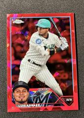 Luis Arraez [Red] #USCS1 Baseball Cards 2023 Topps Chrome Update Sapphire Prices