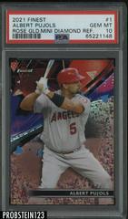 Albert Pujols [Rose Gold Mini Diamond Refractor] #1 Baseball Cards 2021 Topps Finest Prices