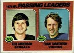 Anderson, Tarkenton [Passing Leaders] #201 Football Cards 1976 Topps Prices