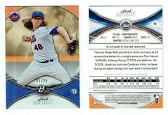 Jacob deGrom [Orange] #94 Baseball Cards 2016 Bowman Platinum Prices
