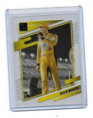 Kyle Busch [Blue] #13 Racing Cards 2022 Panini Chronicles Nascar Clearly Donruss Prices