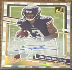 Jordan Addison [Autograph] #10 Football Cards 2023 Panini Donruss The Rookies Prices