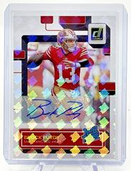 Brock Purdy [Autograph Holo Gold] #99 Football Cards 2022 Panini Clearly Donruss Prices