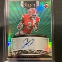 Jacob Copeland [Green] #YS-JCO Football Cards 2023 Panini Select Draft Picks Youth Explosion Signatures Prices