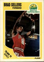 Brad Sellers #24 Basketball Cards 1989 Fleer Prices