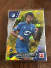 Georginio Rutter [Gold] Soccer Cards 2021 Topps Chrome Bundesliga Sapphire Prices