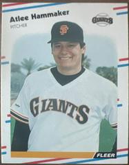 Atlee Hammaker #83 Baseball Cards 1988 Fleer Prices