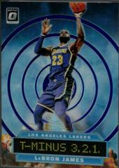 LeBron James [Purple] Basketball Cards 2019 Panini Donruss Optic T-Minus 3,2,1 Prices