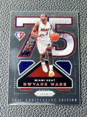 Dwyane Wade Basketball Cards 2021 Panini Prizm NBA 75th Anniversary Logo Prices