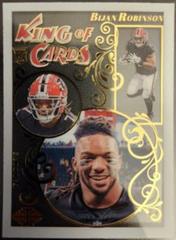 Bijan Robinson [Red] #15 Football Cards 2023 Panini Illusions King of Cards Prices