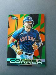 Carlos Correa [Orange] #5 Baseball Cards 2021 Topps Fire Prices