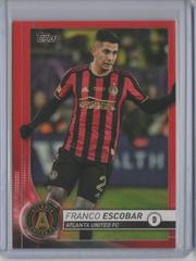 Franco Escobar [Red] Soccer Cards 2020 Topps MLS Prices