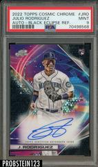 Julio Rodriguez [Black Eclipse] #CCA-JRO Baseball Cards 2022 Topps Cosmic Chrome Autographs Prices