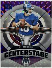 Eli Manning [Purple] Football Cards 2022 Panini Mosaic Center Stage Prices