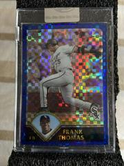 Frank Thomas [Xfractor] #23 Baseball Cards 2003 Topps Chrome Prices
