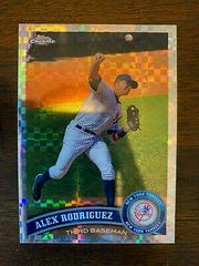Alex Rodriguez [Xfractor] #100 Baseball Cards 2011 Topps Chrome Prices