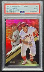 Mike Trout [Class 2 Red] Baseball Cards 2019 Topps Gold Label Prices