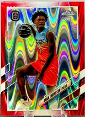 Amen Thompson [Red RayWave Refractor] #81 Basketball Cards 2021 Topps Chrome OTE Overtime Elite Prices