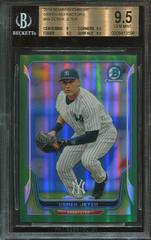 Derek Jeter [Green Refractor] #89 Baseball Cards 2014 Bowman Chrome Prices