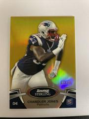 Chandler Jones [Gold Refractor] #2 Football Cards 2012 Bowman Sterling Prices
