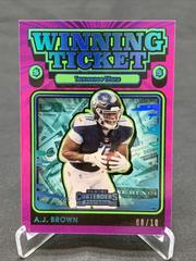 A. J. Brown [Platinum] Football Cards 2021 Panini Contenders Winning Ticket Prices