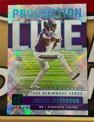Justin Jefferson [Cosmic] #PDL-12 Football Cards 2023 Panini Donruss Production Line Prices