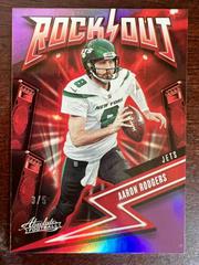 Aaron Rodgers [Spectrum Purple] Football Cards 2023 Panini Absolute Rock Out Prices