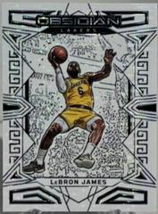 LeBron James [White Pulsar] Basketball Cards 2022 Panini Obsidian Prices