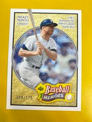 Mickey Mantle #164 Baseball Cards 2005 Upper Deck Baseball Heroes Prices