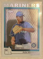 Felix Hernandez #T144 Baseball Cards 2004 Topps Chrome Traded Prices